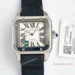 Swiss Quality Replica Cartier Santos de 100 Citizen Watch White Dial